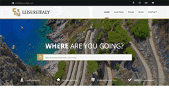 Desktop Screenshot of leisure-italy.com